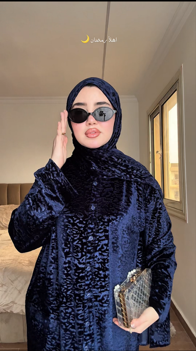 Navy ليٌلٌ Abaya